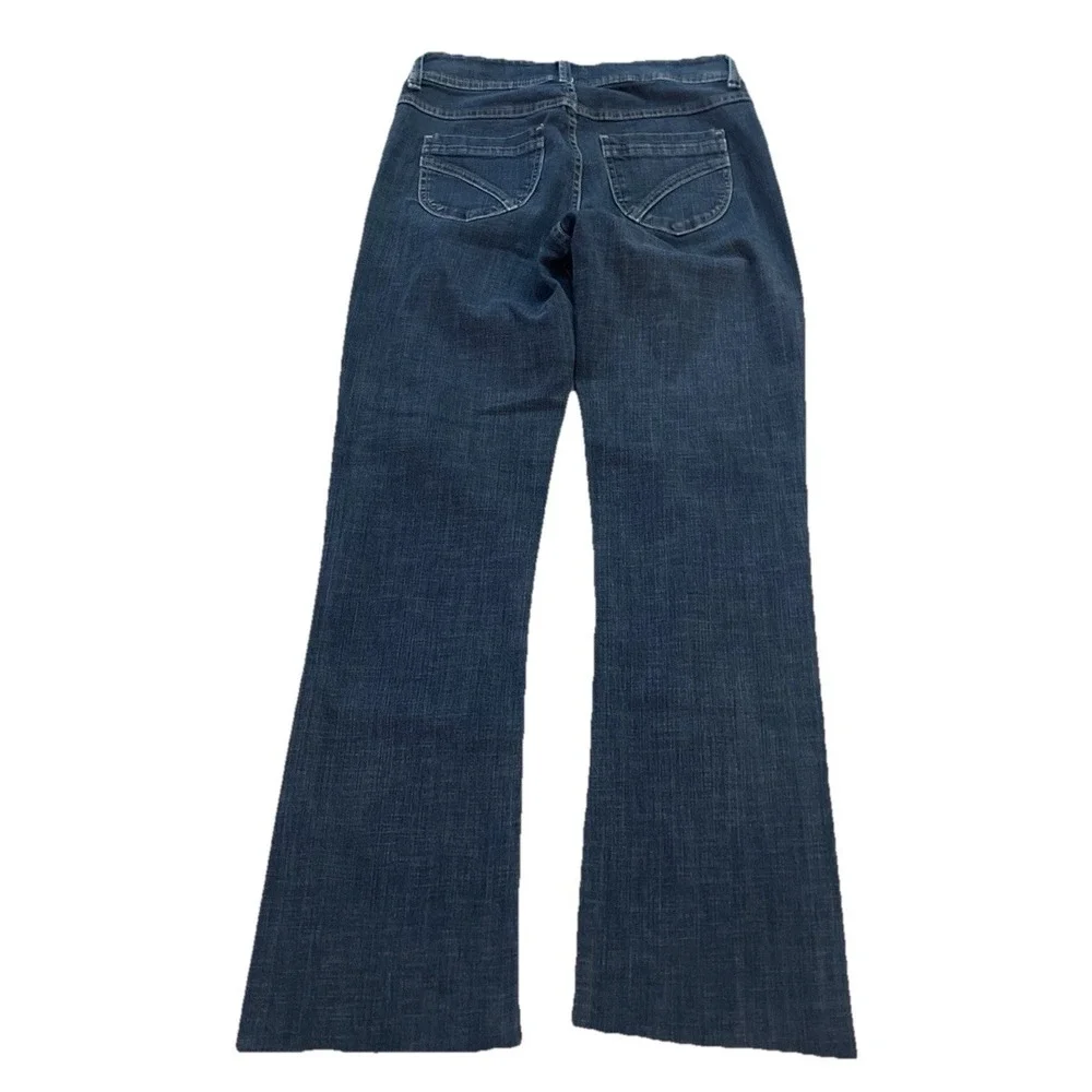 Lee Denim Blue Jeans Women's Size 6 Blue Raw Hem Straight‎ Inseam 29